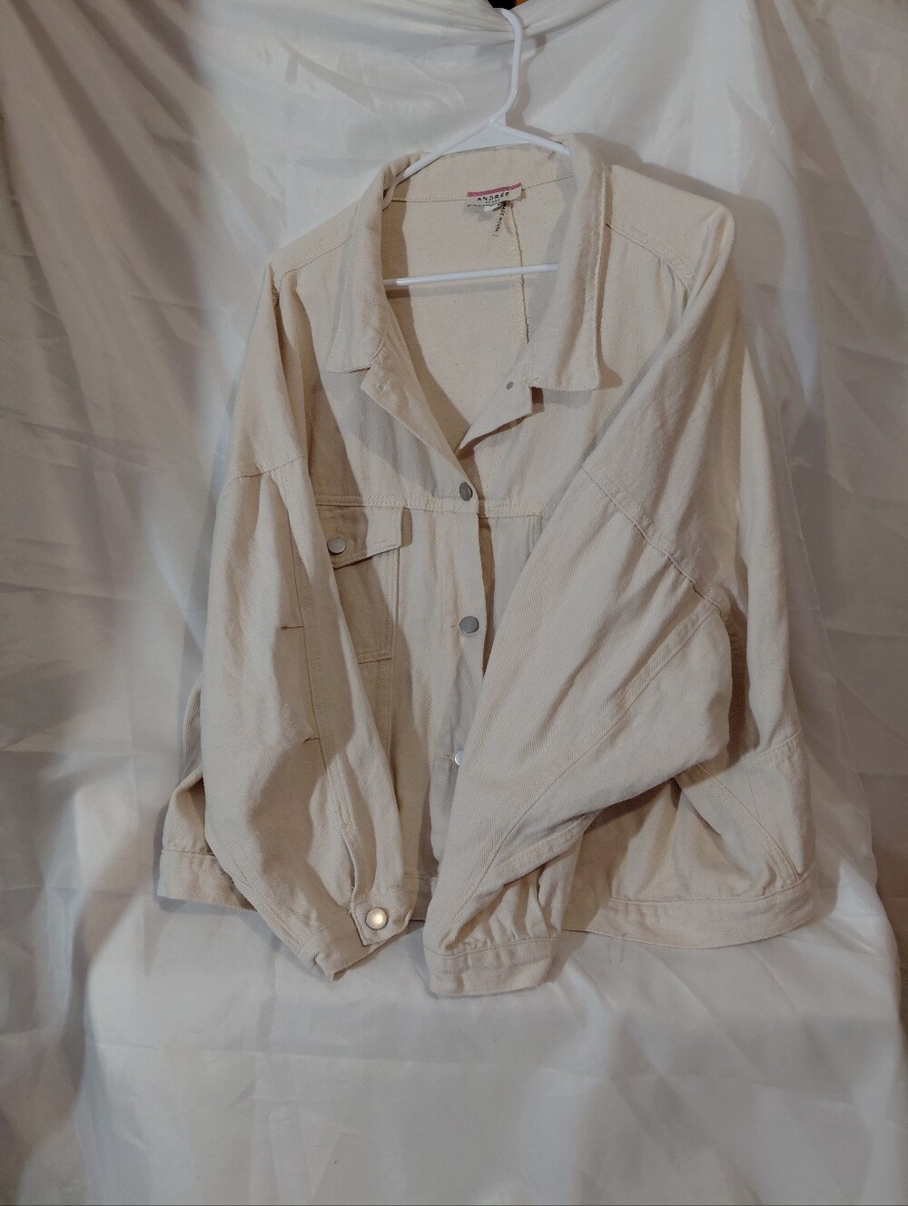 ANDREE BY UNIT Soft Cream Jean Jacket